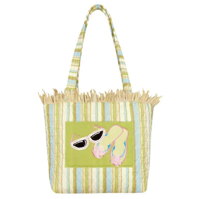 Quilted Beach Tote