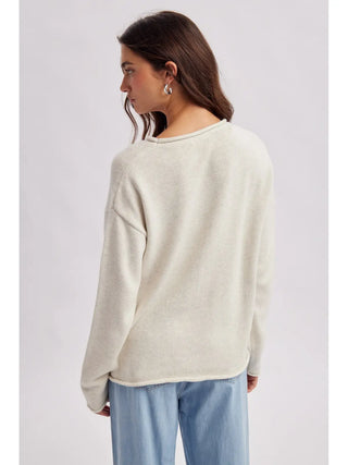 Lighthouse Coastal Graphic Cozy Sweater