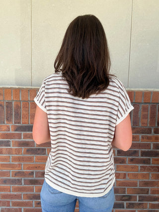 Slouchy Stripe Top