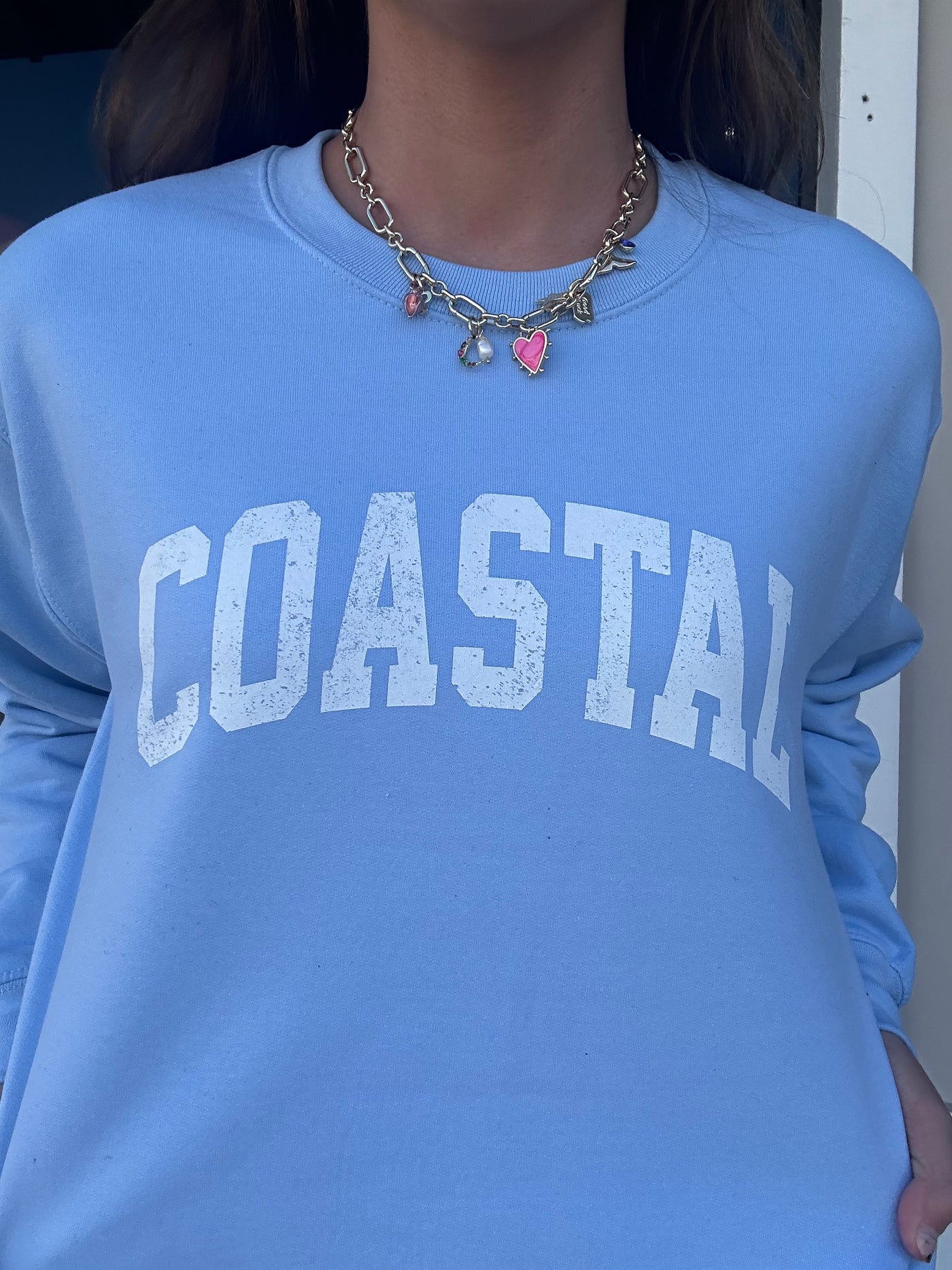 "Coastal" Crewneck Sweatshirt