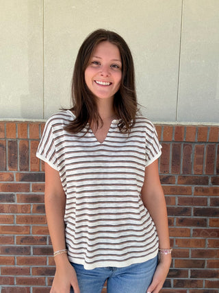 Slouchy Stripe Top