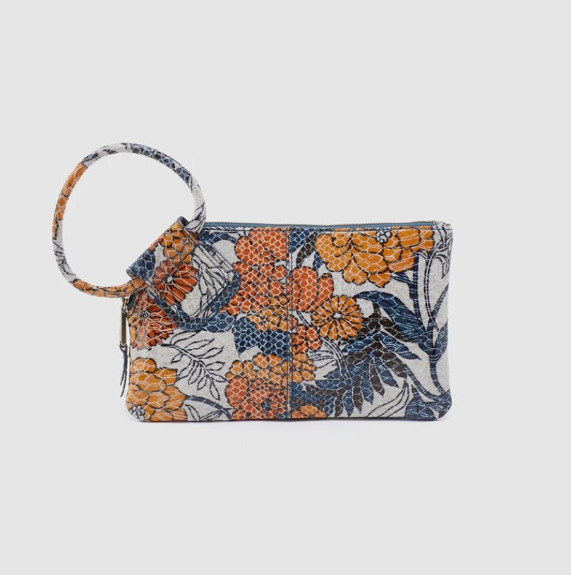 Hobo Sable Wristlet Orange Blossom