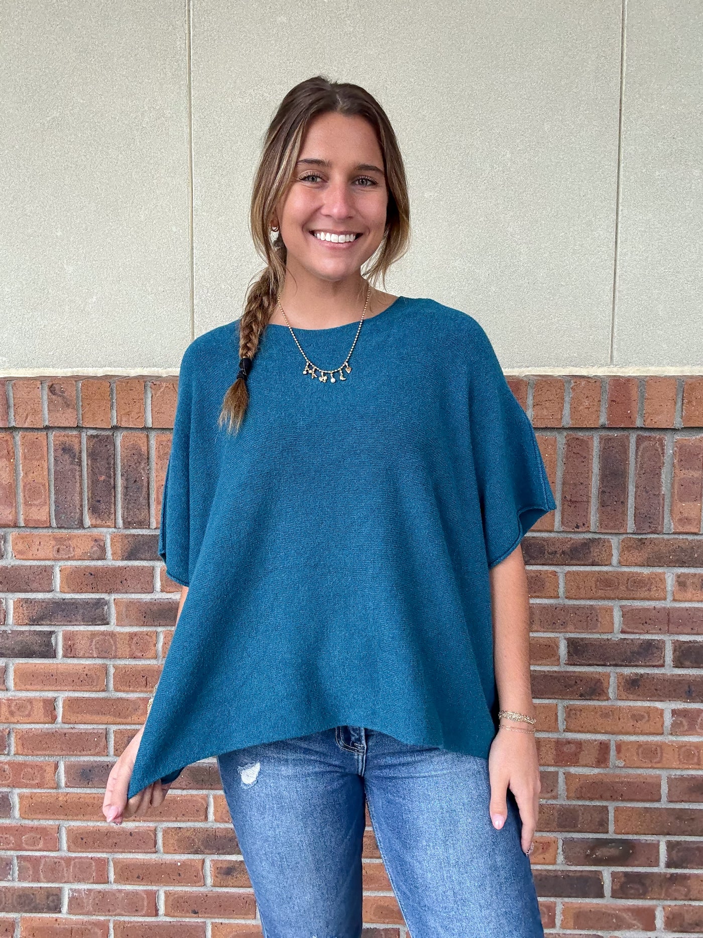 Boxy Babe Short Sleeve Sweater