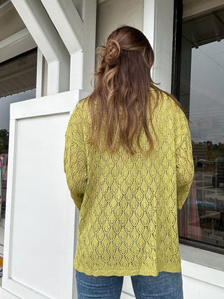 Leaf It Behind Sweater Top