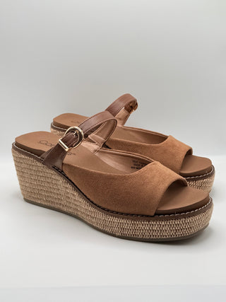 Corkys Treat Yourself Wedge - Chestnut Combo
