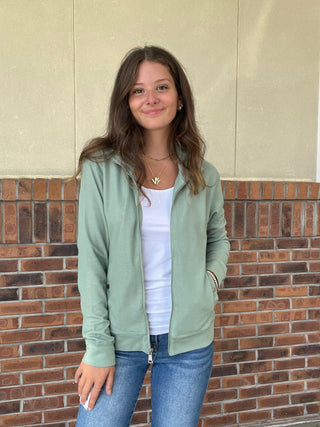 LuLu B Lightweight Full zip jacket