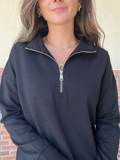 LuLu B The perfect 1/4 Zip Pullover