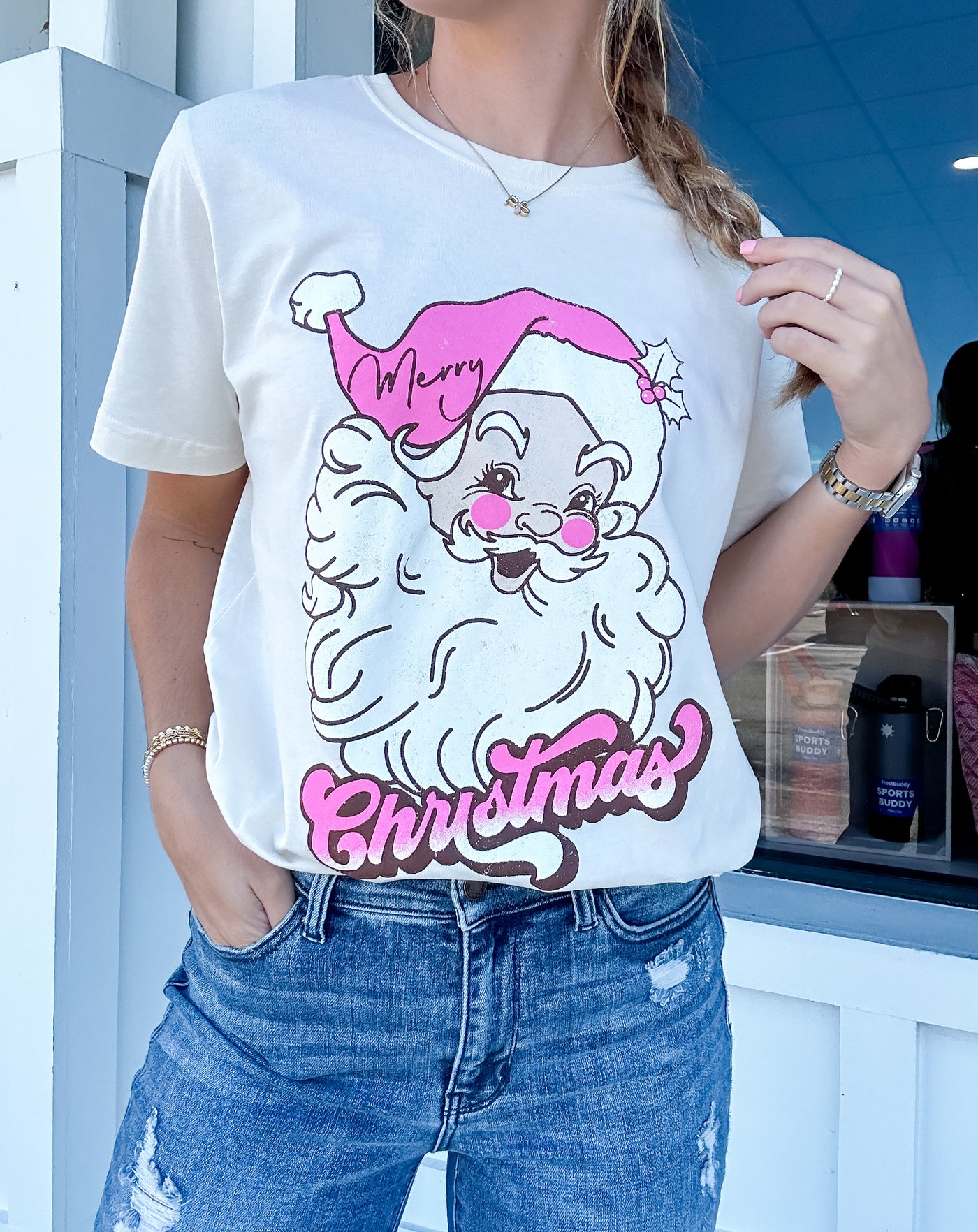 Merry Christmas Santa Graphic Tee