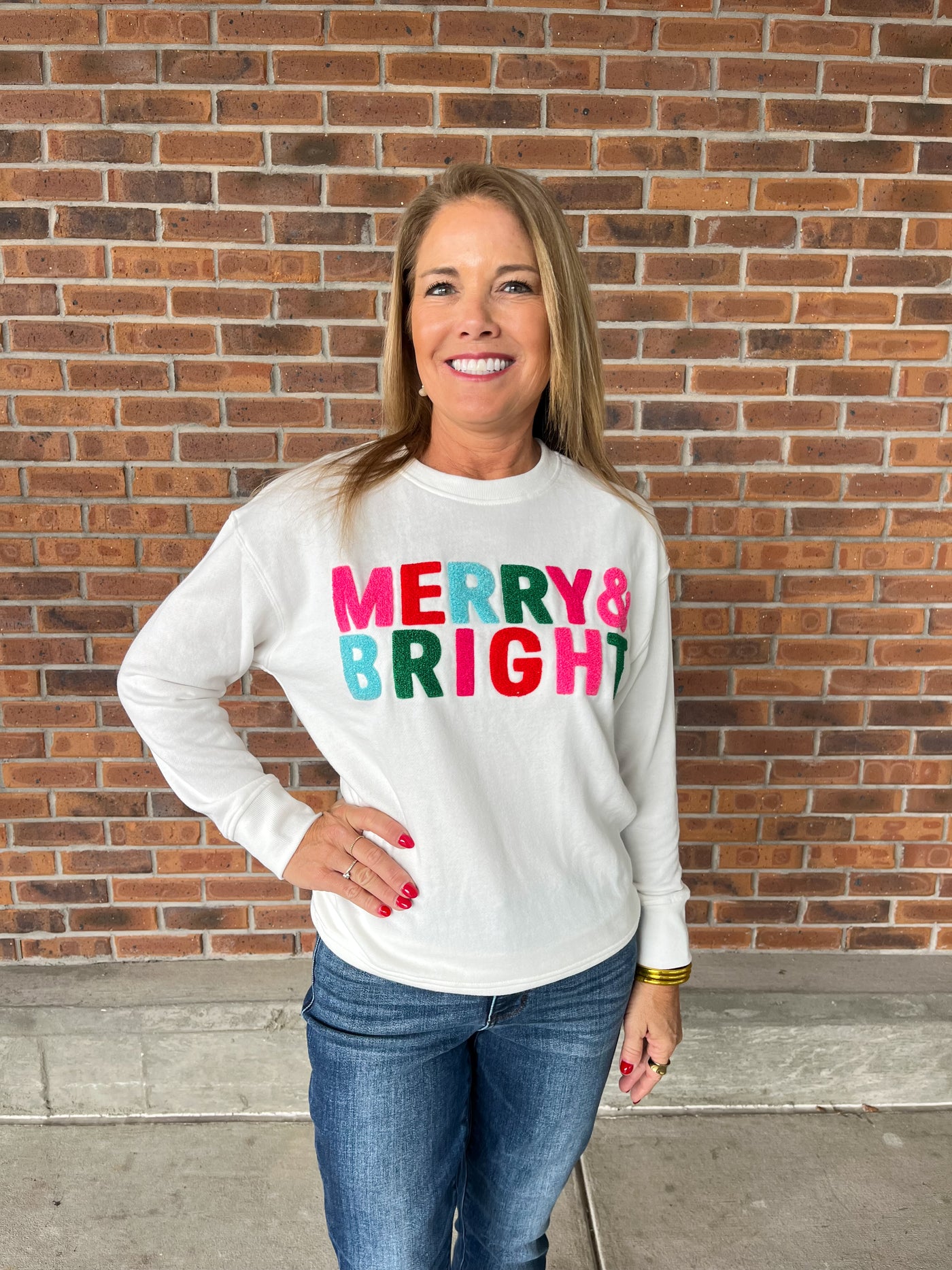 Shiraleah "Merry & Bright" Sweatshirt