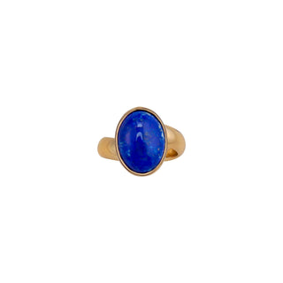 Alchemia Lapis Lazuli Oval Petite Adjustable Ring