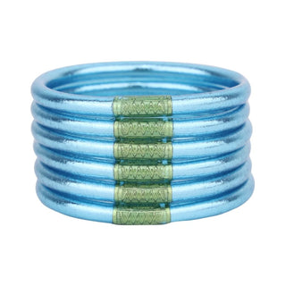 BuDha Girl All Weather Bangles - Azure