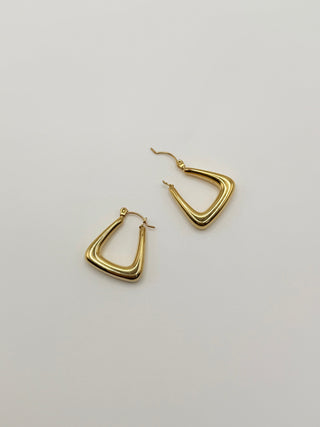 Isla Rounded Triangle Hoop