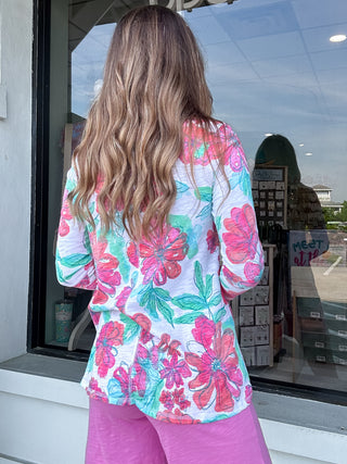 Escape by Habitat Sketch Floral Tunic