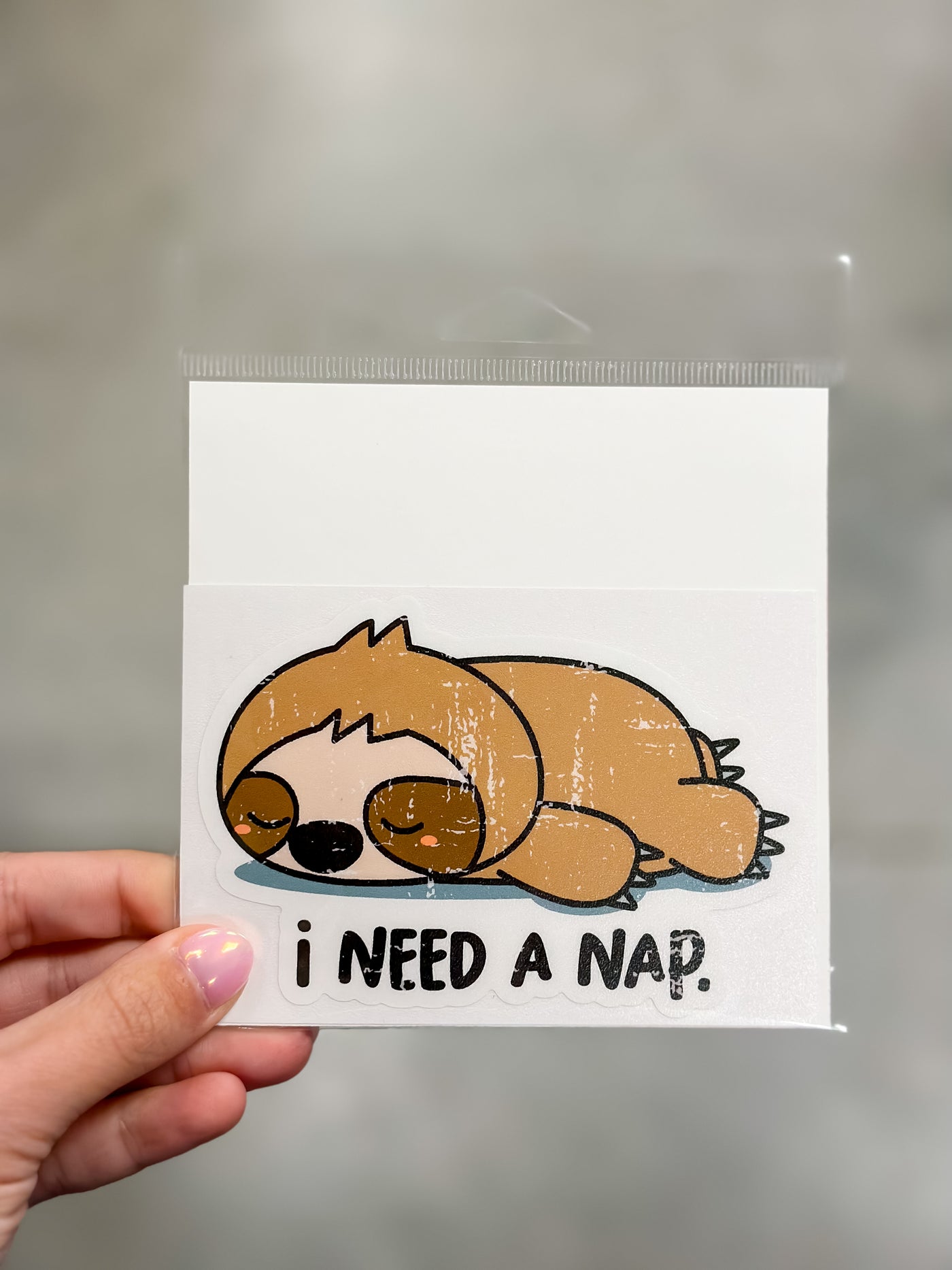 I need a nap - Sloth sticker
