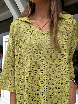 Leaf It Behind Sweater Top