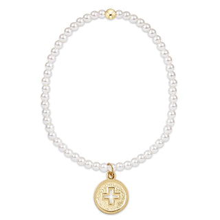 ENewton Signature Cross Disc Bracelet