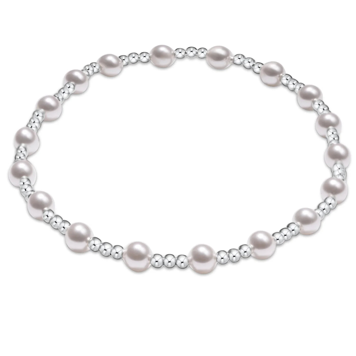 ENewton Classic Sincerity Silver Pearl Bracelet