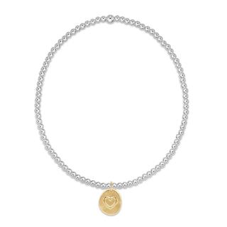 ENewton Inspire Love Small Gold Disc Bracelet