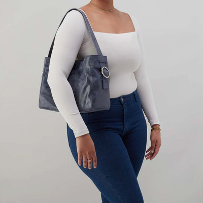 Hobo Render Shoulder Bag - Indigo Sky