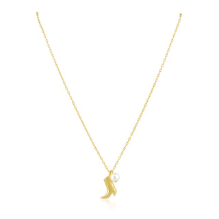 Sahira Boot N' Pearl Necklace