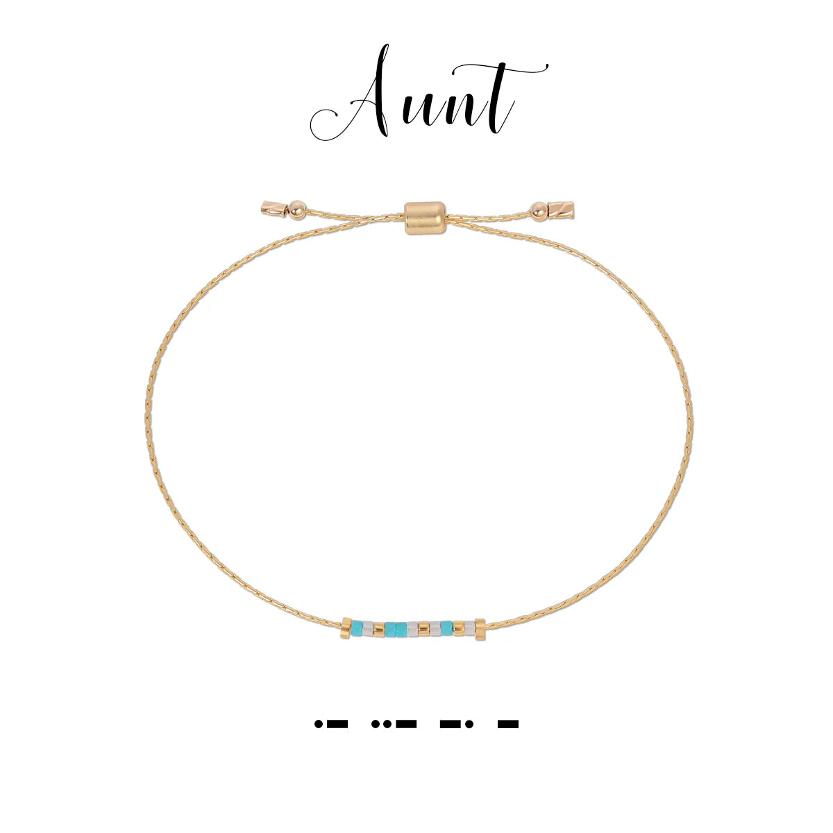 Dot & Dash Aunt Bracelet