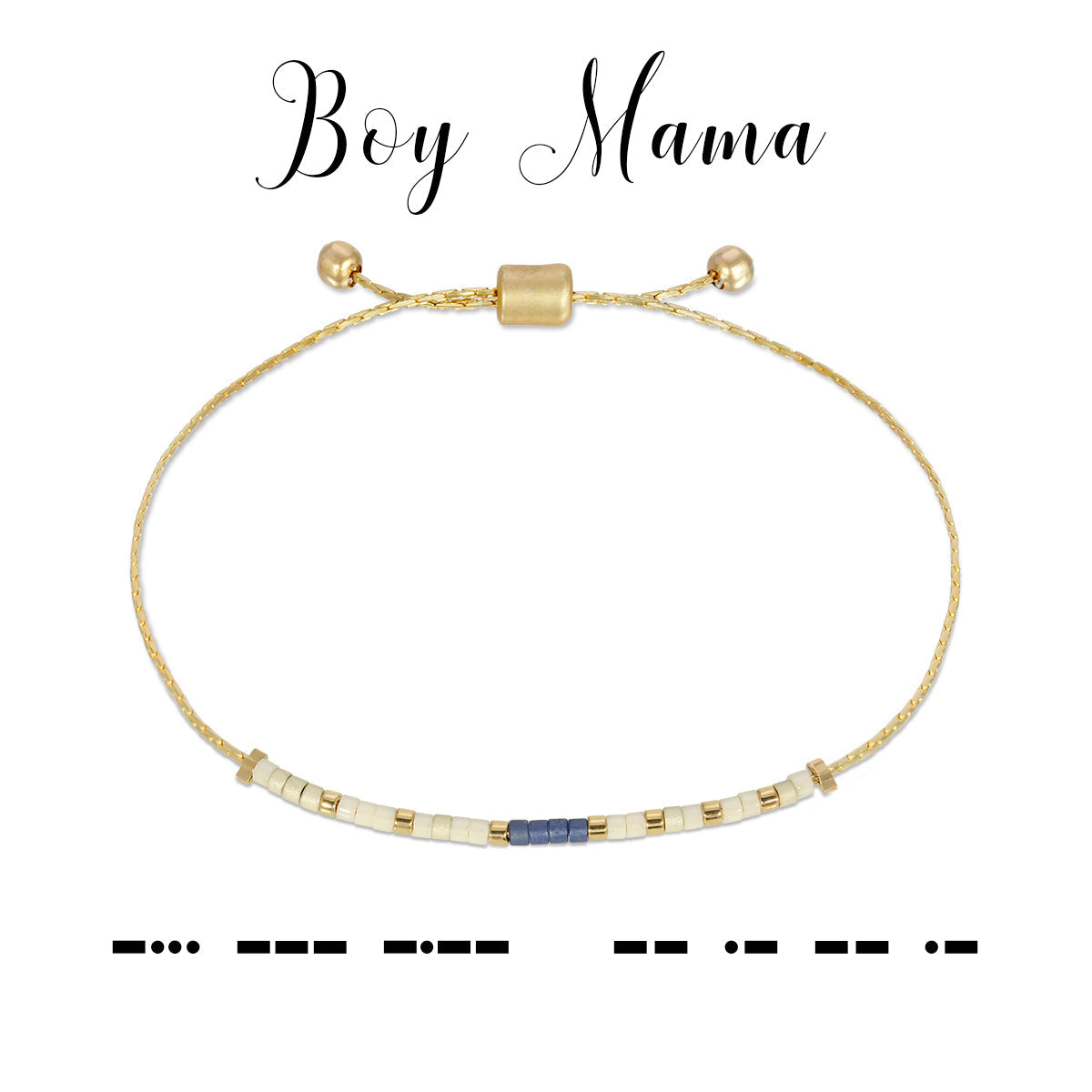 Dot & Dash Boy Mama Bracelet