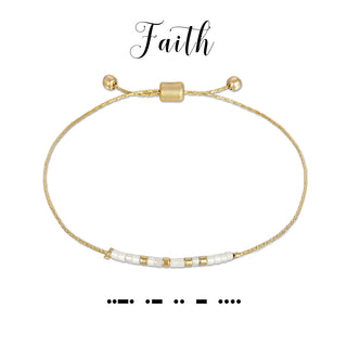Dot & Dash Faith Bracelet