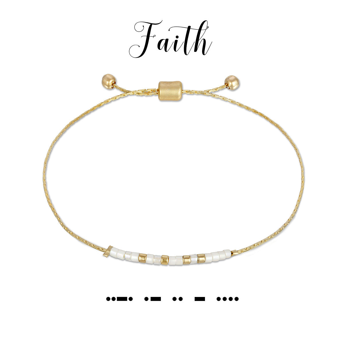 Dot & Dash Faith Bracelet