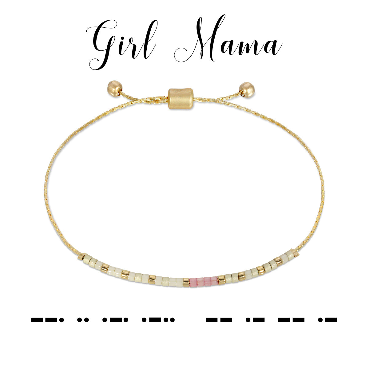 Dot & Dash Girl Mama Bracelet