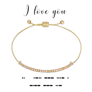 Dot & Dash I Love You Bracelet