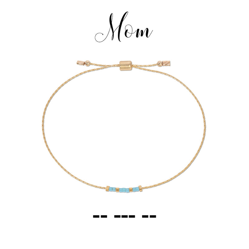 Dot & Dash Mom Bracelet