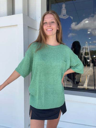 Brielle Short Sleeve Sweater