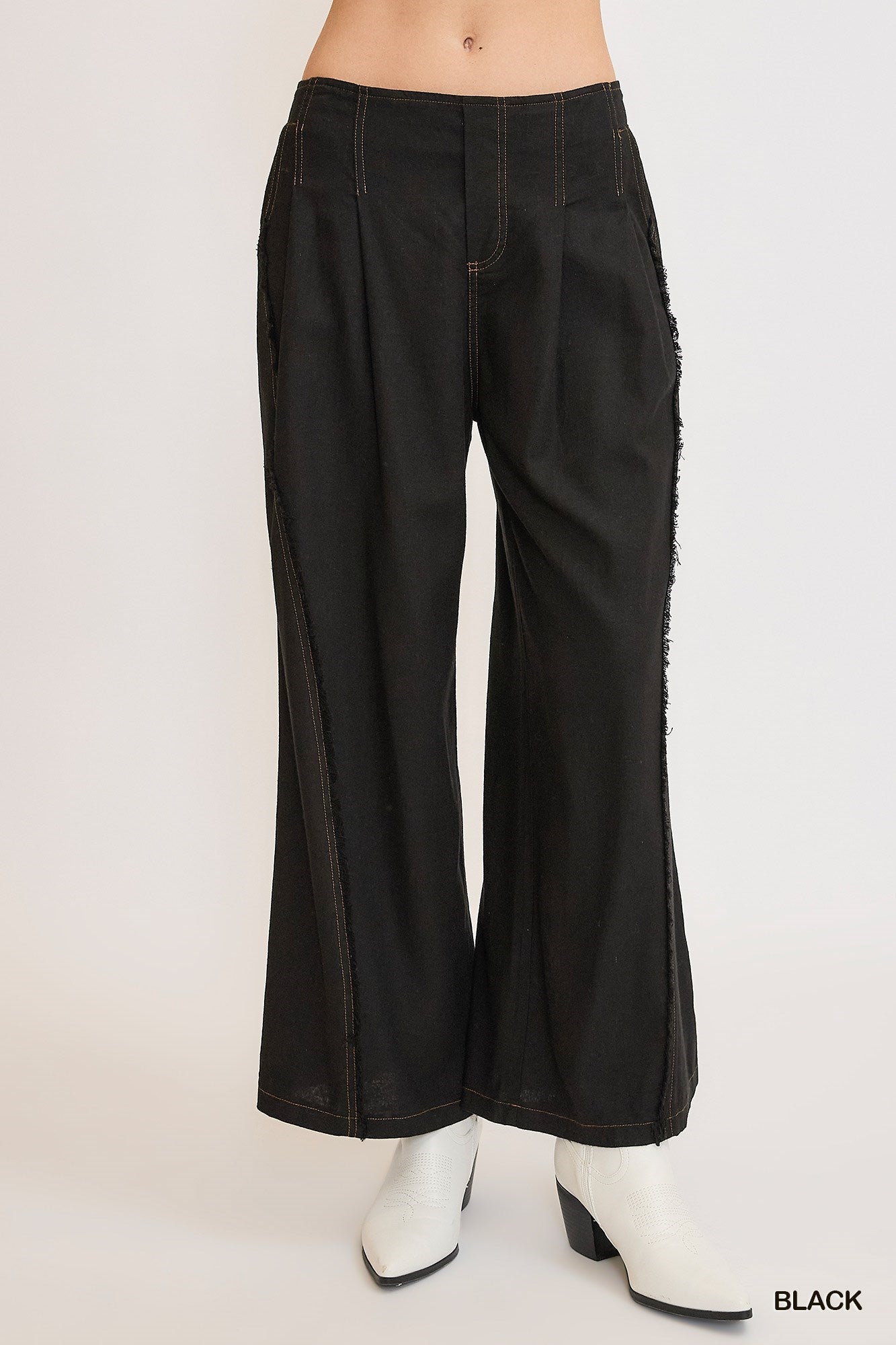 Umgee Prairie Linen Pants