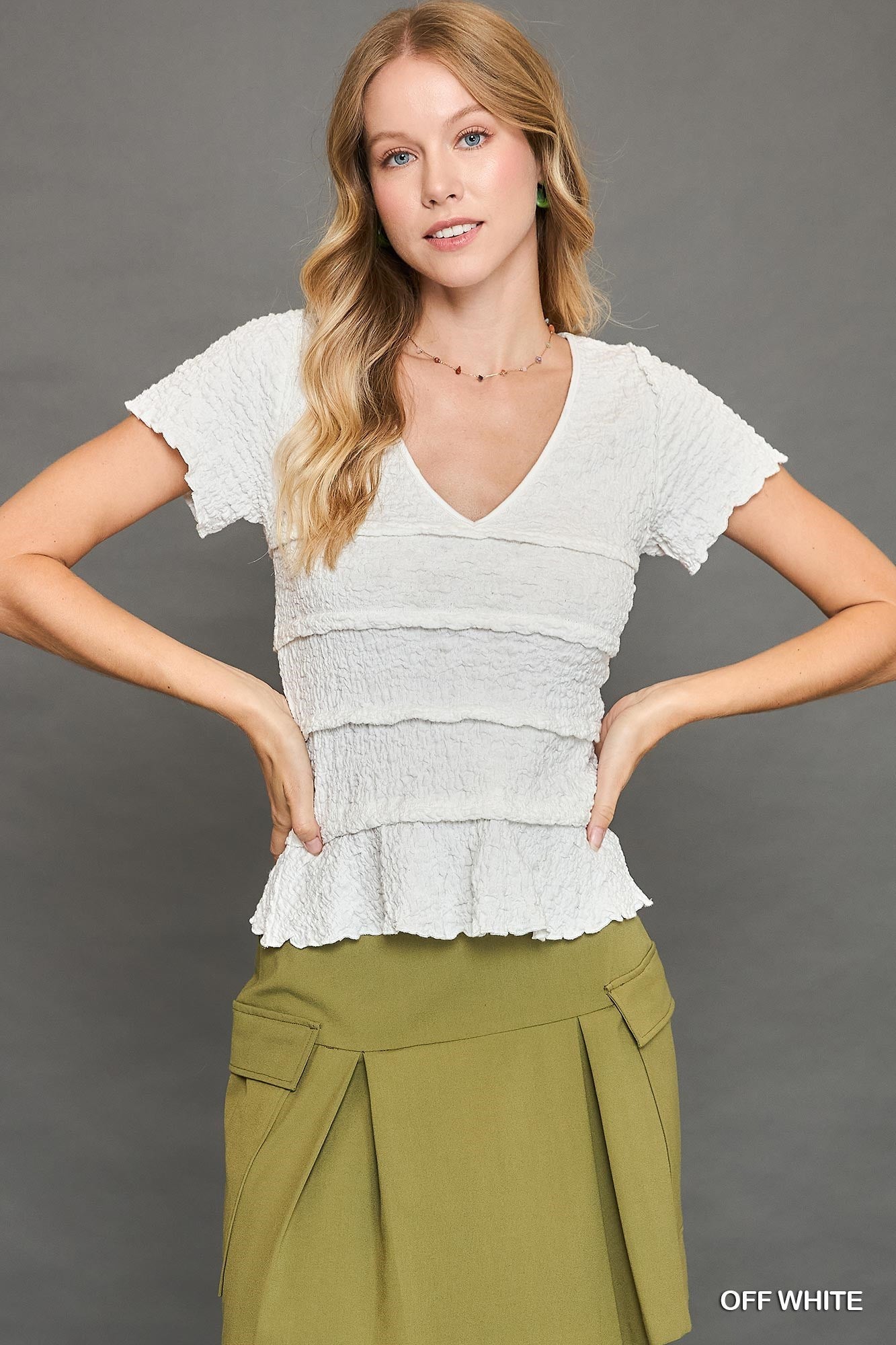 Umgee Wanda Woven Top