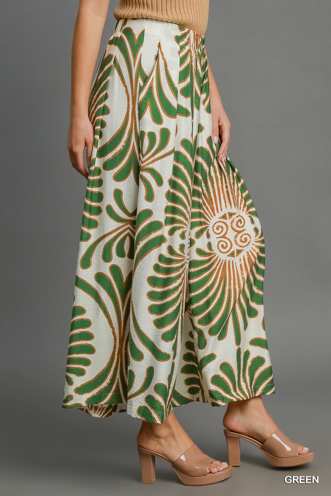 Umgee Whispy Wide Leg Pant