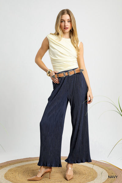 Umgee Sunkissed Wide Leg Pants