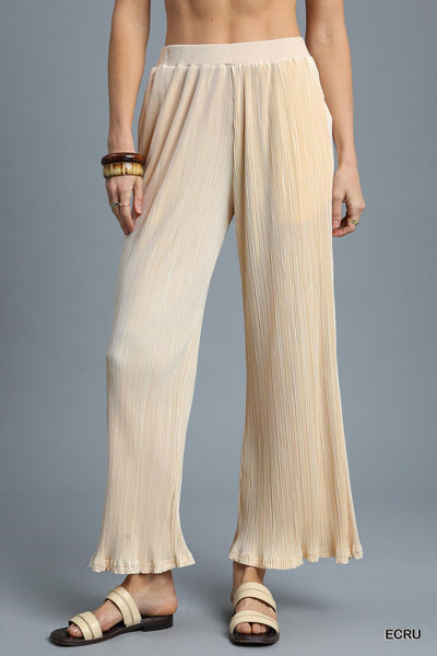 Umgee Sunkissed Wide Leg Pants