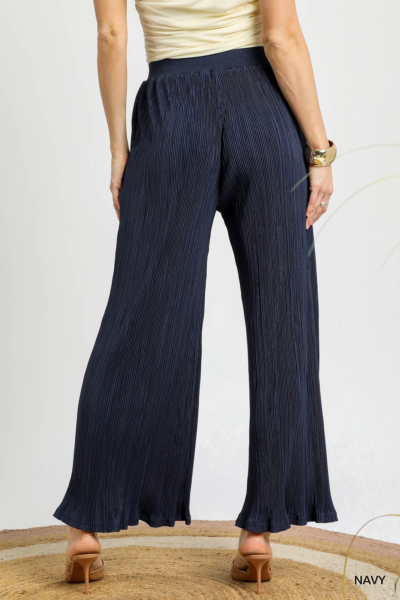 Umgee Sunkissed Wide Leg Pants
