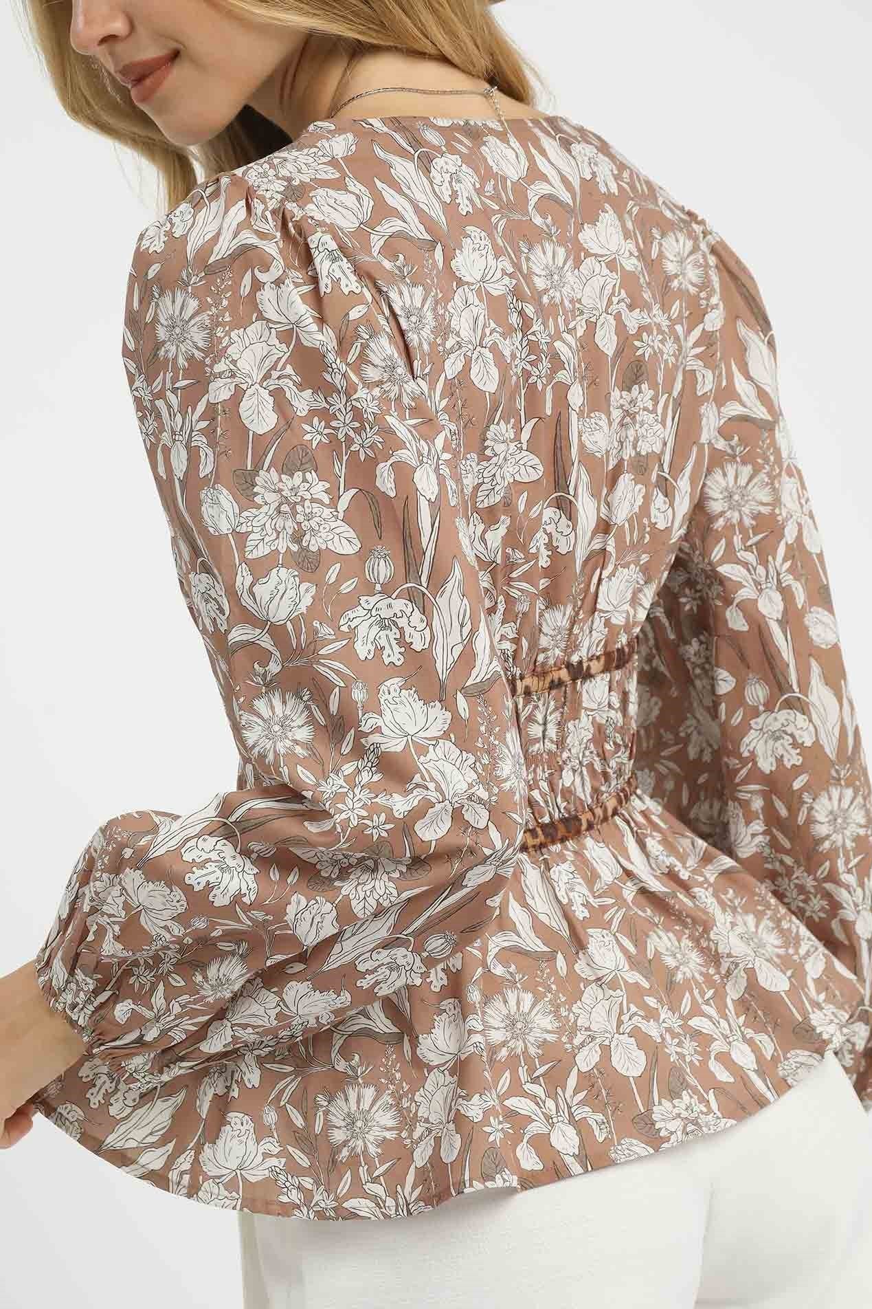 Umgee Fun Floral Smocked Top