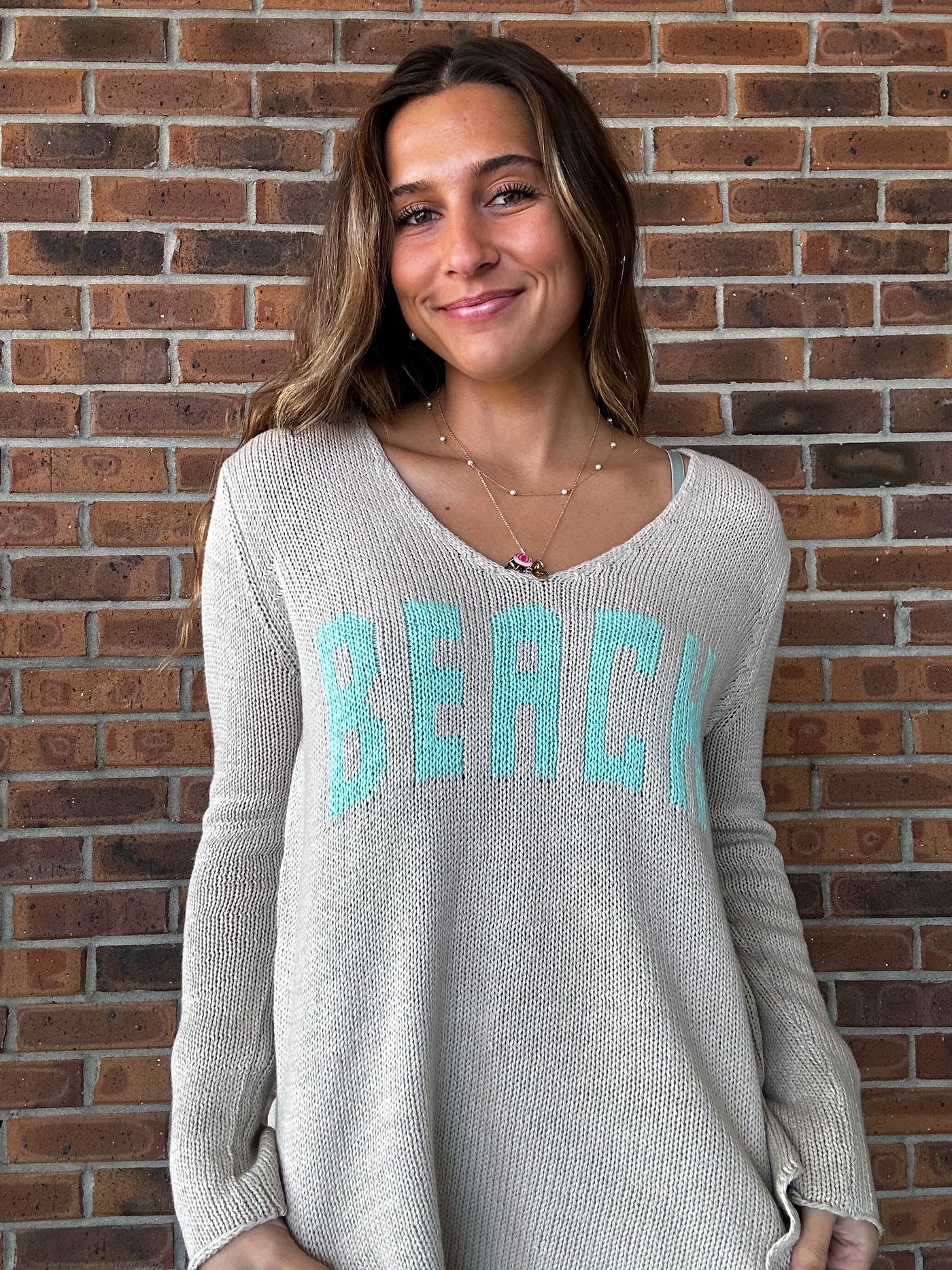 Beach Babe Lightweight Knit Sweater