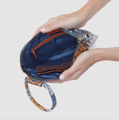 Hobo Sable Wristlet Orange Blossom