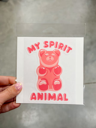 My Spirit Animal - Pink Gummy Bear sticker