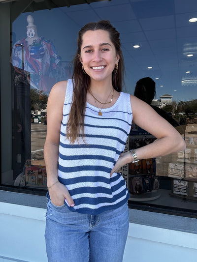 Striped Sweater Tank