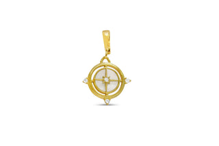 Stia "Pearl Compass" Charm