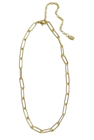 Stia Paperclip Chain Necklace
