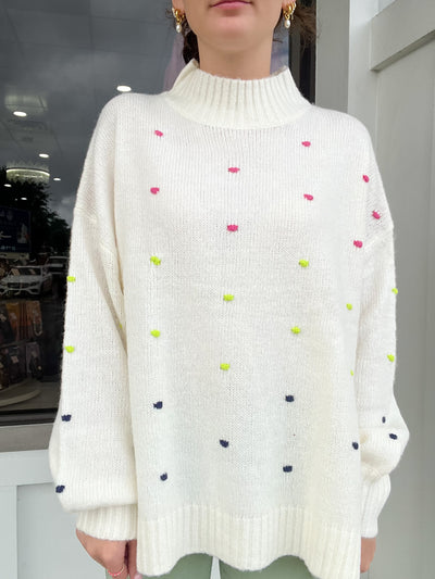 Novie Pom Pom Sweater