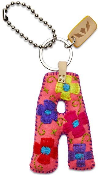 Pink Felt Alphabet Charms - Consuela