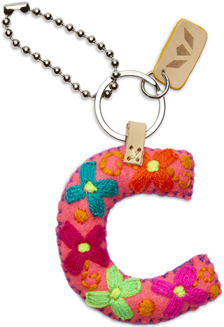 Pink Felt Alphabet Charms - Consuela