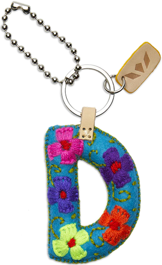 Turquoise Felt Alphabet Charms - Consuela