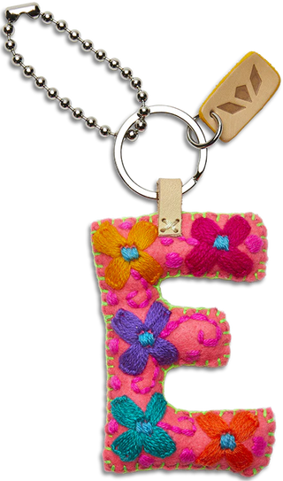 Pink Felt Alphabet Charms - Consuela